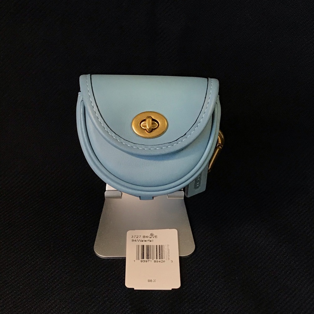 COACH Saddle Bag Charm 3727 Waterfall